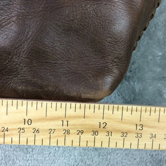 FSP Collection Leather Tote Womens Handbag Brown Open Tassel Cape Town - Picture 9 of 16